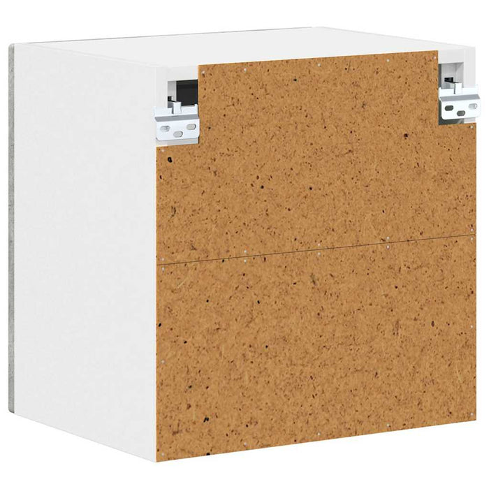 Dulap de bucătărie cu raft 2 pcs Gri din beton 40 x 31 x 40 cm - WALTI WALTI