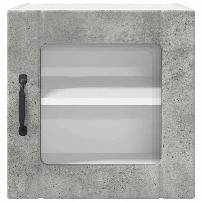 Dulap de bucătărie cu raft 2 pcs Gri din beton 40 x 31 x 40 cm - WALTI WALTI