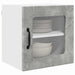 Dulap de bucătărie cu raft 2 pcs Gri din beton 40 x 31 x 40 cm - WALTI WALTI