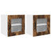 Dulap de bucătărie cu raft 2 pcs Stejar fumuriu 40 x 31 x 40 cm - WALTI WALTI