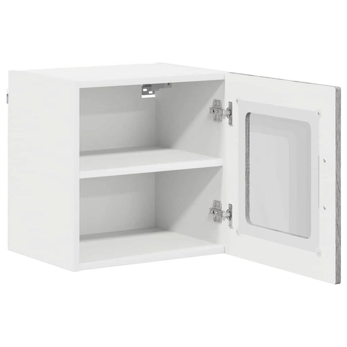 Dulap de bucătărie cu raft 2 pcs Gri Sonoma 40 x 31 x 40 cm - WALTI WALTI