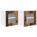 Dulap de bucătărie cu raft 2 pcs Lemn Vechi 40 x 31 x 40 cm - WALTI WALTI