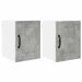 Dulap de bucătărie cu raft 2 pcs Gri din beton 30 x 31 x 40 cm - WALTI WALTI