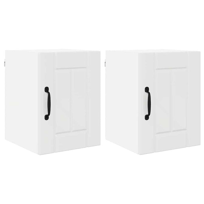 Dulap de bucătărie cu raft 2 pcs Alb lucios 30 x 31 x 40 cm - WALTI WALTI