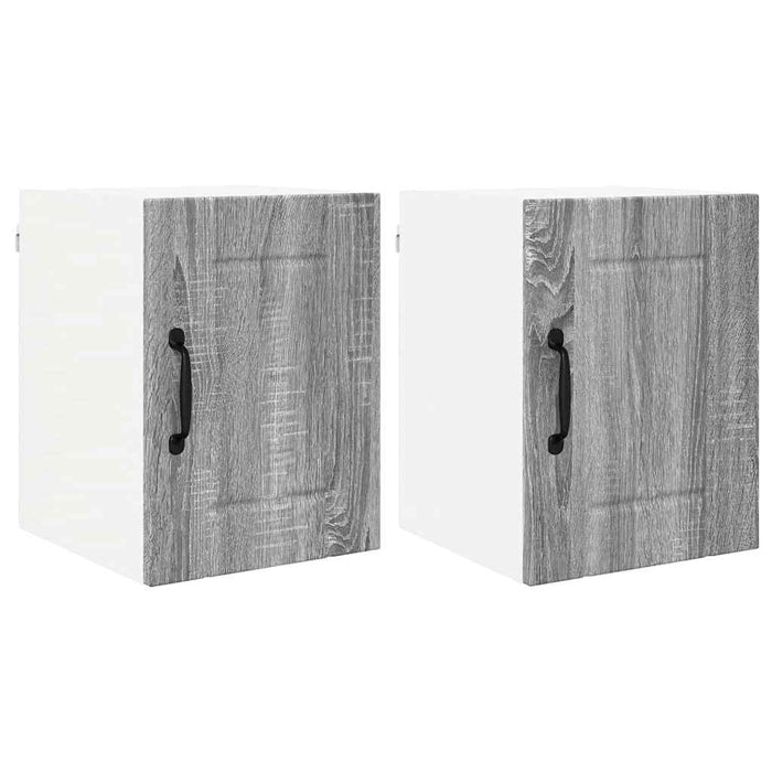 Dulap de bucătărie cu raft 2 pcs Gri Sonoma 30 x 31 x 40 cm - WALTI WALTI