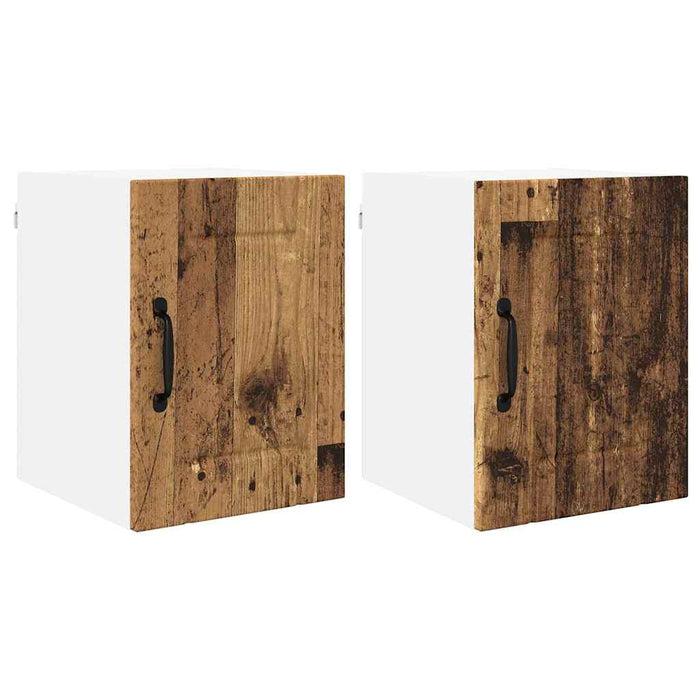 Dulap de bucătărie cu raft 2 pcs Lemn Vechi 30 x 31 x 40 cm - WALTI WALTI