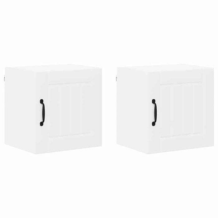 Dulap de bucătărie 2 pcs Alb 40 x 31 x 40 cm Lemn compozit - WALTI WALTI