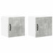 Dulap de bucătărie cu raft 2 pcs Gri din beton 40 x 31 x 40 cm - WALTI WALTI