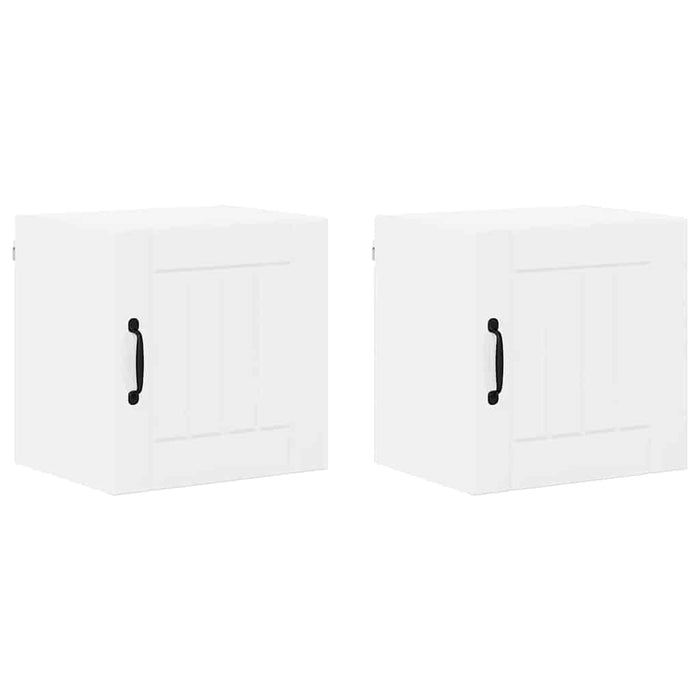 Dulap de bucătărie cu raft 2 pcs Alb lucios 40 x 31 x 40 cm - WALTI WALTI