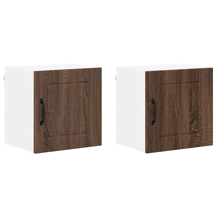 Dulap de bucătărie cu raft 2 pcs Stejar închis 40 x 31 x 40 cm - WALTI WALTI