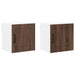 Dulap de bucătărie cu raft 2 pcs Stejar închis 40 x 31 x 40 cm - WALTI WALTI