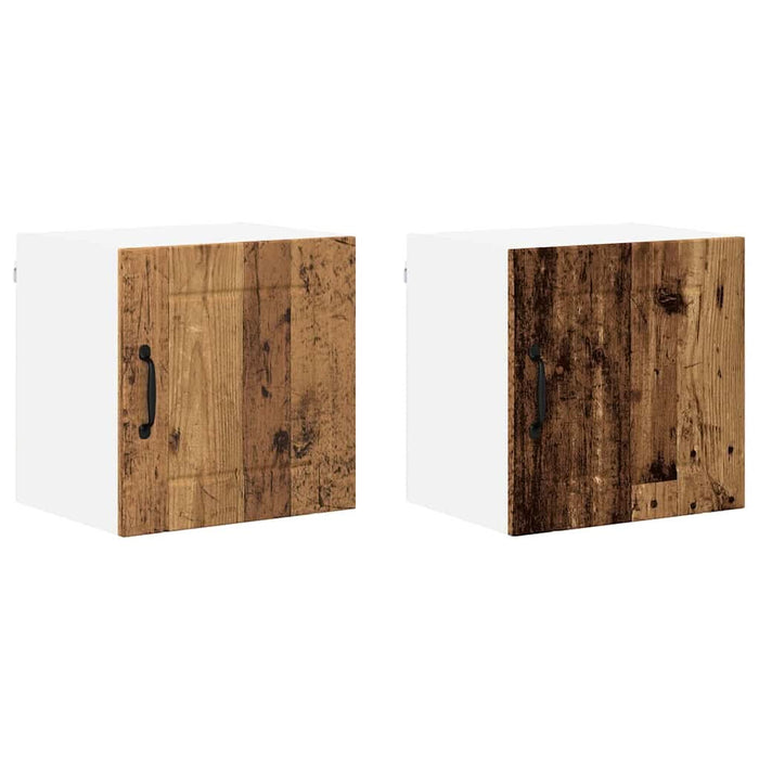 Dulap de bucătărie cu raft 2 pcs Lemn Vechi 40 x 31 x 40 cm - WALTI WALTI