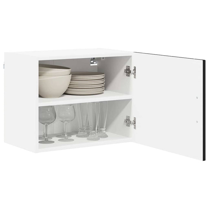 Dulap de bucătărie 2 pcs Negru 50 x 31 x 40 cm Lemn compozit - WALTI WALTI