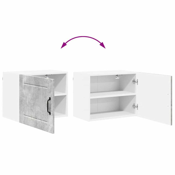 Dulap de bucătărie Gri din beton 50 x 31 x 40 cm Lemn compozit - WALTI WALTI