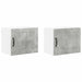 Dulap de bucătărie cu raft 2 pcs Gri din beton 50 x 31 x 40 cm - WALTI WALTI