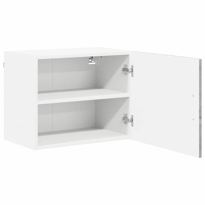 Dulap de bucătărie cu raft 2 pcs Gri din beton 50 x 31 x 40 cm - WALTI WALTI