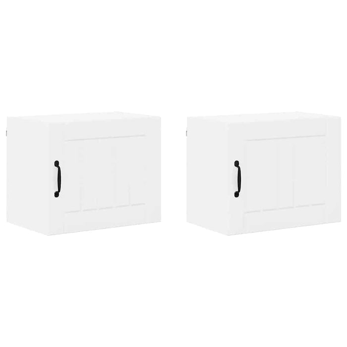 Dulap de bucătărie cu raft 2 pcs Alb lucios 50 x 31 x 40 cm - WALTI WALTI