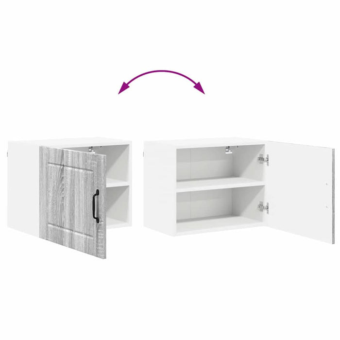 Dulap de bucătărie Gri Sonoma 50 x 31 x 40 cm Lemn compozit - WALTI WALTI