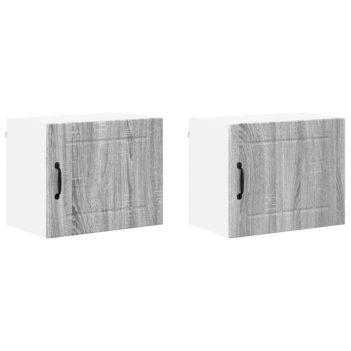 Dulap de bucătărie cu raft 2 pcs Gri Sonoma 50 x 31 x 40 cm - WALTI WALTI