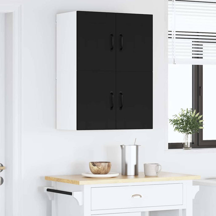 Dulap de bucătărie 2 pcs Negru 60 x 31 x 40 cm Lemn compozit - WALTI WALTI