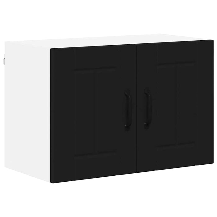 Dulap de bucătărie 2 pcs Negru 60 x 31 x 40 cm Lemn compozit - WALTI WALTI