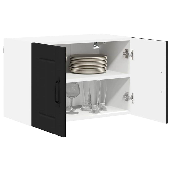 Dulap de bucătărie 2 pcs Negru 60 x 31 x 40 cm Lemn compozit - WALTI WALTI