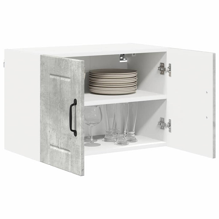 Dulap suspendat de bucătărie Gri din beton 60 x 31 x 40 cm - WALTI WALTI
