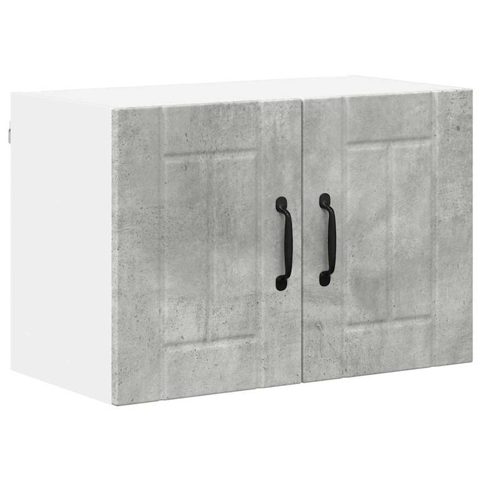 Dulapuri de perete pentru bucătărie cu raft 2 pcs Gri din beton - WALTI WALTI