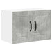 Dulapuri de perete pentru bucătărie cu raft 2 pcs Gri din beton - WALTI WALTI