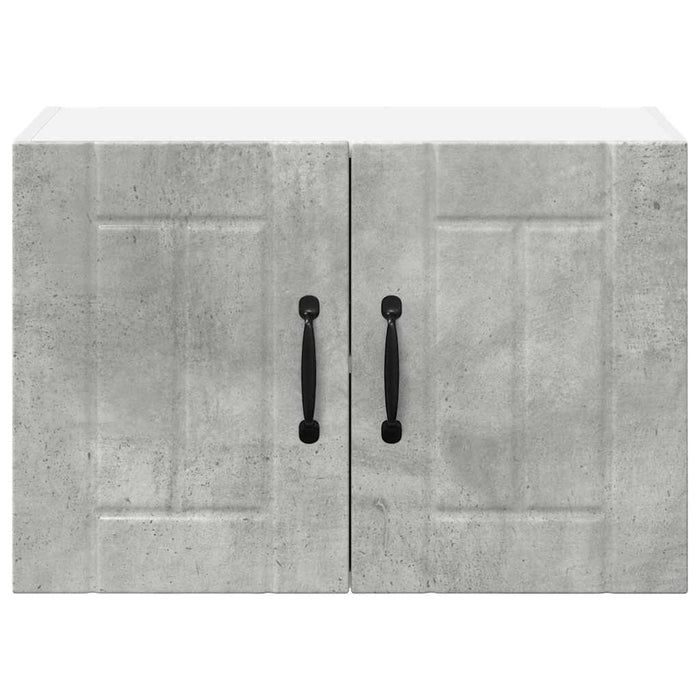 Dulapuri de perete pentru bucătărie cu raft 2 pcs Gri din beton - WALTI WALTI