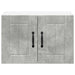 Dulapuri de perete pentru bucătărie cu raft 2 pcs Gri din beton - WALTI WALTI