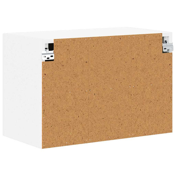 Dulap suspendat de bucătărie cu raft Alb lucios 60 x 31 x 40 cm - WALTI WALTI