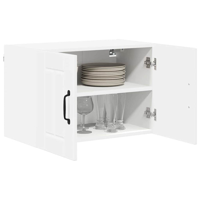 Dulap suspendat de bucătărie cu raft Alb lucios 60 x 31 x 40 cm - WALTI WALTI