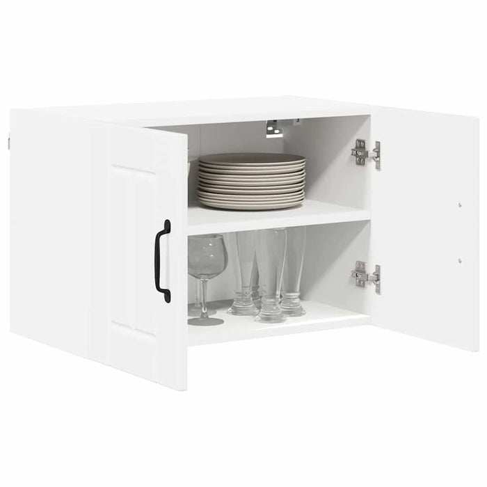 Dulapuri de perete pentru bucătărie cu raft 2 pcs Alb lucios - WALTI WALTI