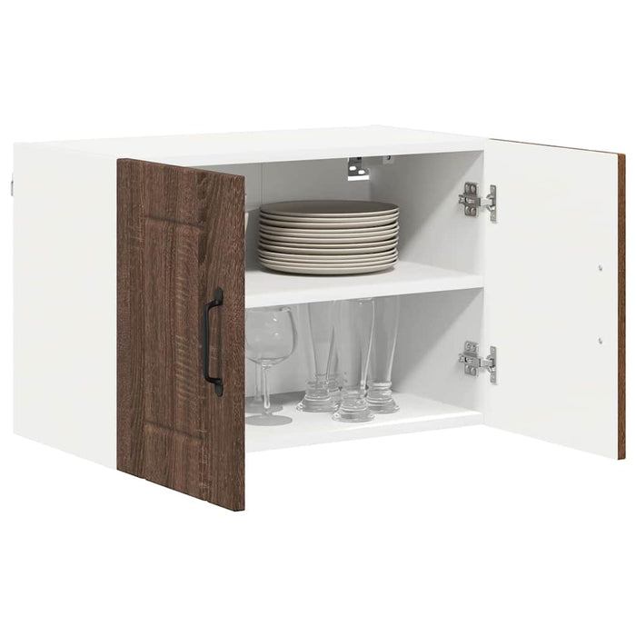 Dulapuri de perete pentru bucătărie cu raft 2 pcs Stejar închis - WALTI WALTI