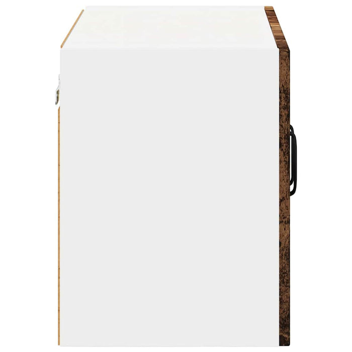 Dulapuri de perete pentru bucătărie cu raft 2 pcs Lemn Vechi - WALTI WALTI