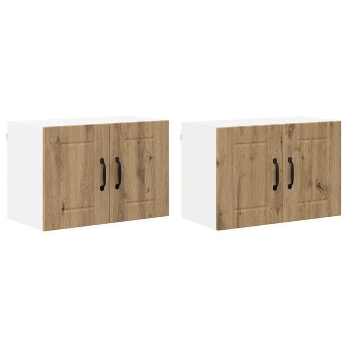 Dulapuri de perete pentru bucătărie 2 pcs Stejar Artizanal - WALTI WALTI