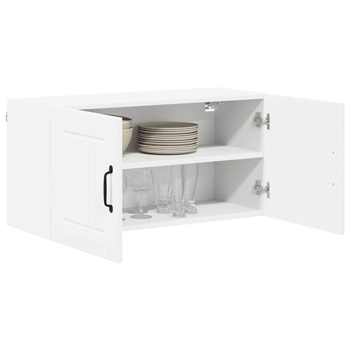 Dulap de bucătărie cu raft Alb 80 x 31 x 40 cm Lemn compozit - WALTI WALTI