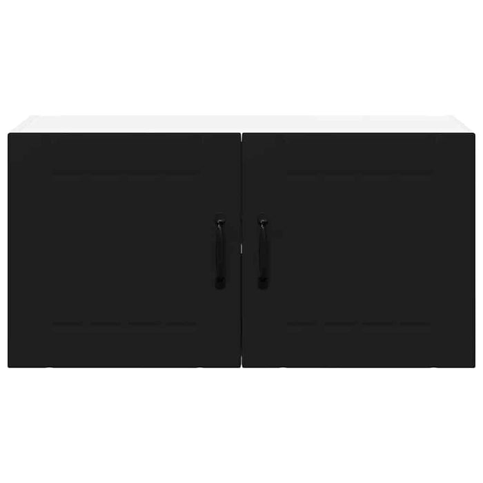 Dulap de bucătărie cu raft Negru 80 x 31 x 40 cm Lemn compozit - WALTI WALTI