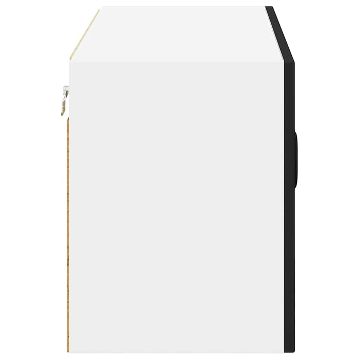 Dulap de bucătărie cu raft Negru 80 x 31 x 40 cm Lemn compozit - WALTI WALTI