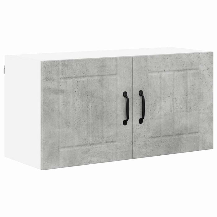Dulap de bucătărie Gri din beton 80 x 31 x 40 cm Lemn compozit - WALTI WALTI