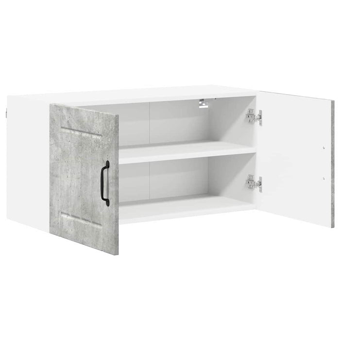 Dulap de bucătărie Gri din beton 80 x 31 x 40 cm Lemn compozit - WALTI WALTI