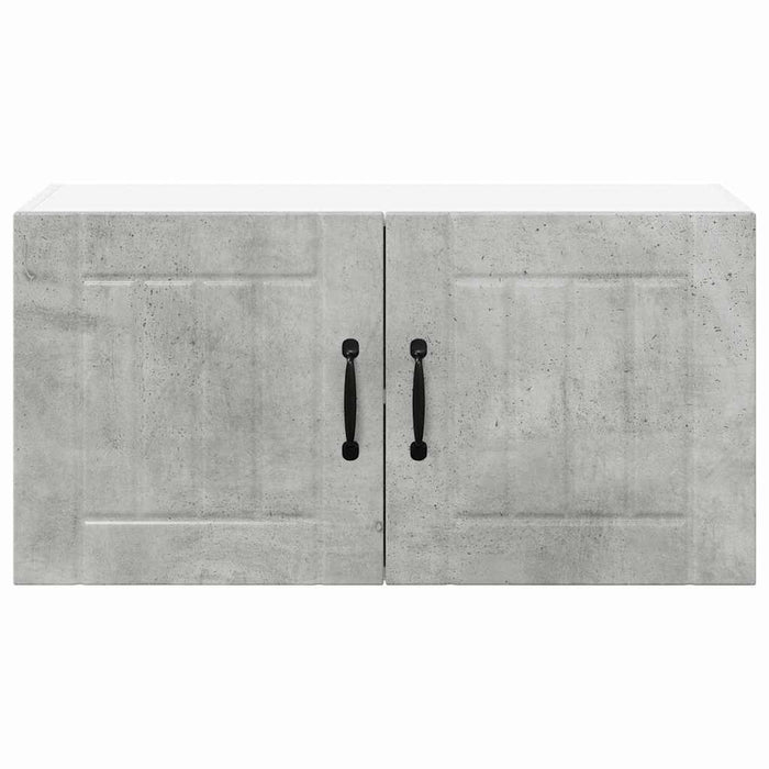 Dulap de bucătărie Gri din beton 80 x 31 x 40 cm Lemn compozit - WALTI WALTI