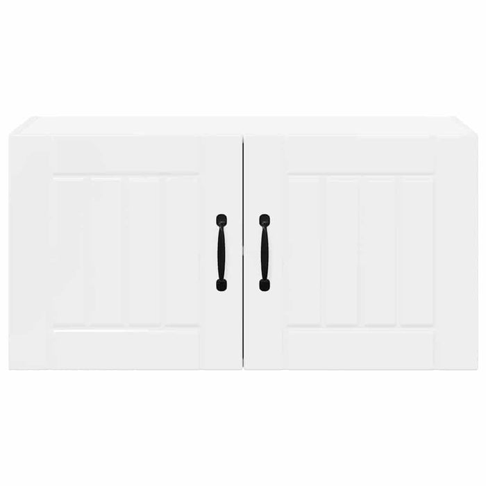 Dulap de bucătărie Alb lucios 80 x 31 x 40 cm Lemn compozit - WALTI WALTI