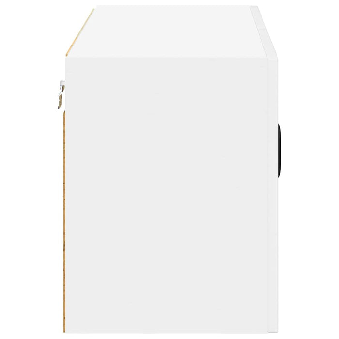 Dulap de bucătărie Alb lucios 80 x 31 x 40 cm Lemn compozit - WALTI WALTI