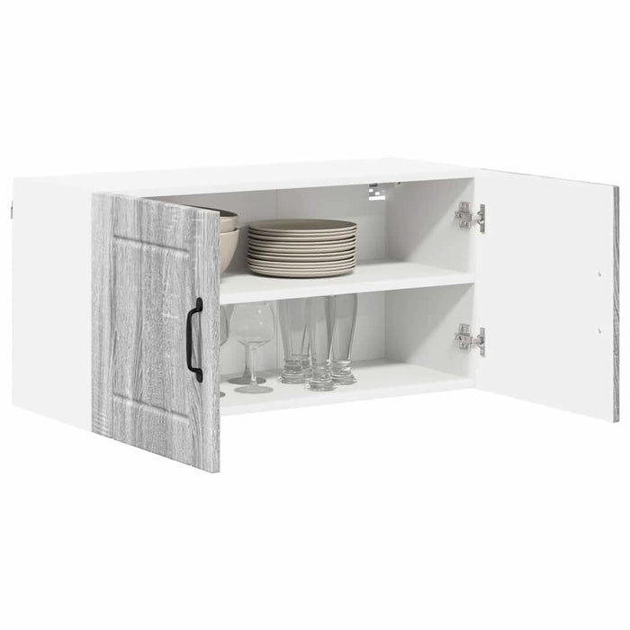 Dulap de bucătărie Gri Sonoma 80 x 31 x 40 cm Lemn compozit - WALTI WALTI