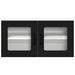 Dulap de bucătărie cu raft Negru 80 x 31 x 40 cm Lemn compozit - WALTI WALTI
