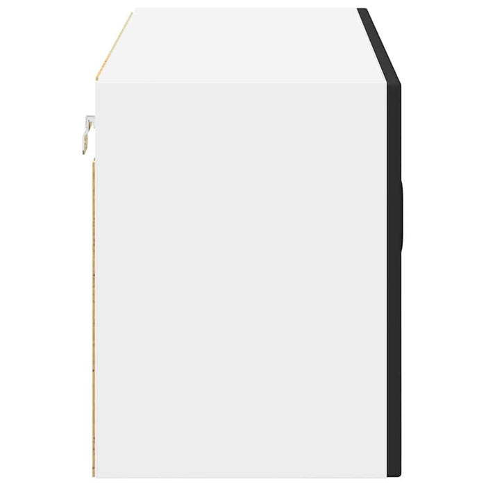 Dulap de bucătărie cu raft Negru 80 x 31 x 40 cm Lemn compozit - WALTI WALTI