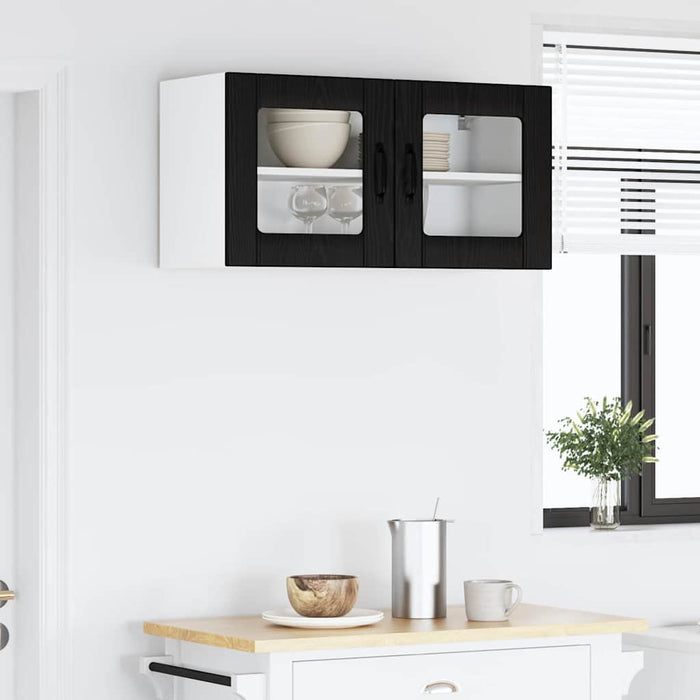 Dulap de bucătărie Stejar Negru 80 x 31 x 40 cm Lemn compozit - WALTI WALTI