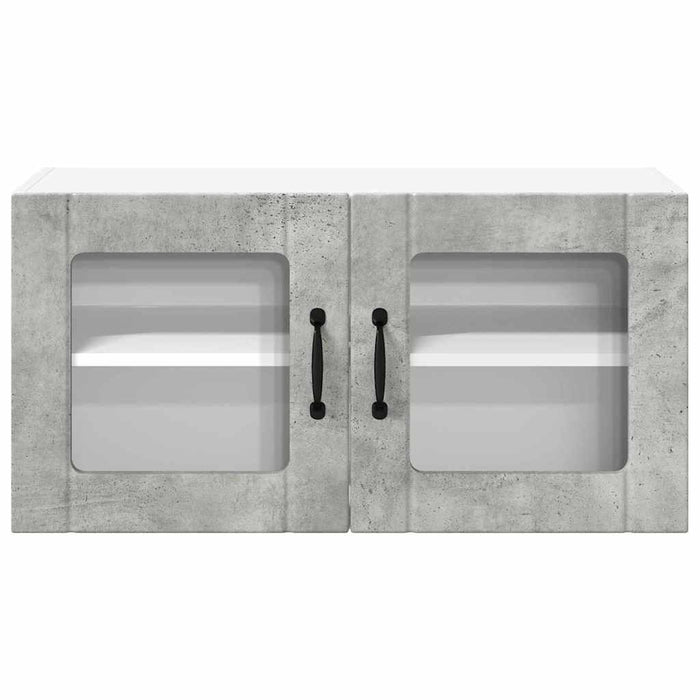Dulap de bucătărie Gri din beton 80 x 31 x 40 cm Lemn compozit - WALTI WALTI